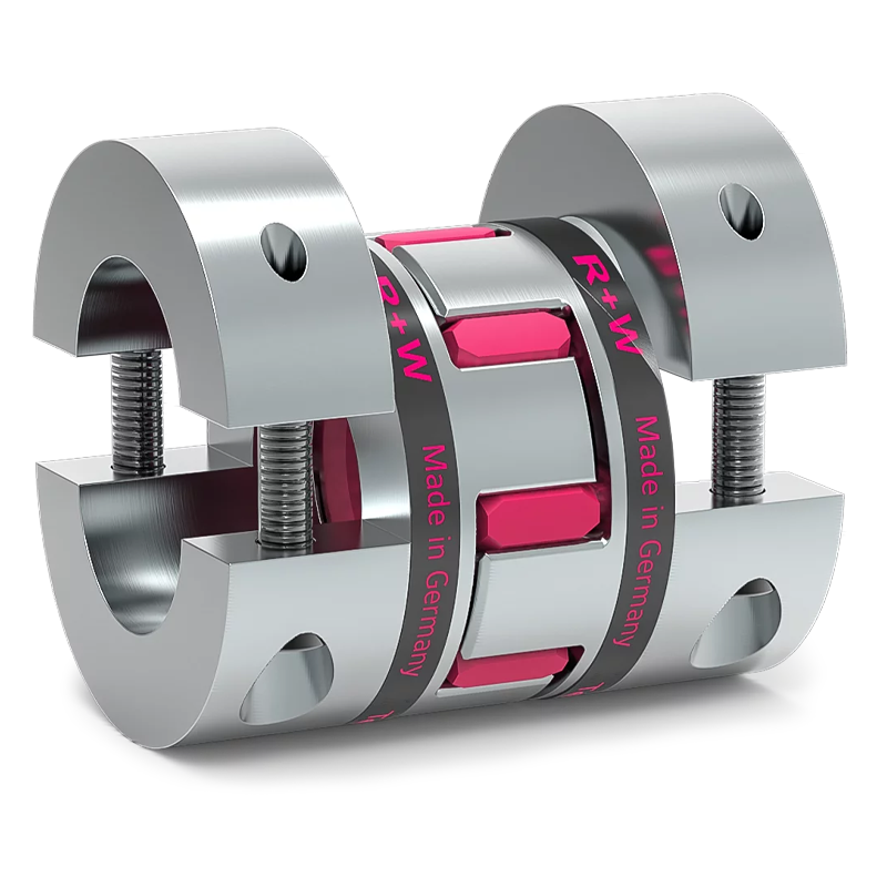 EKH-Elastomer coupling with fully split clamping hub