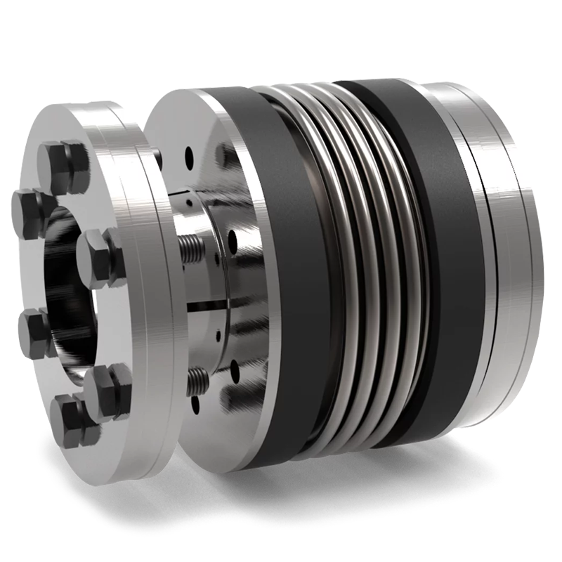 SP3-ellows coupling with external clamping ring