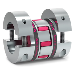 EKH-Elastomer coupling with fully split clamping hub